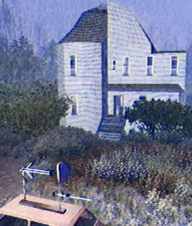 picture of the house from murder house (a puppet combo game).